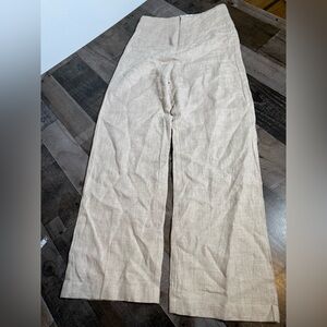 Faithfull The Brand Isotta Linen Pant NWT Natural | Wide Leg Coastal | US 6